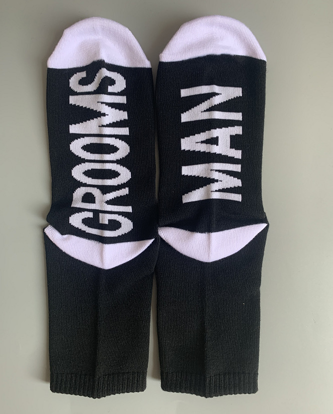 Wedding Party Socks Bridesmaids Bride Socks AB Mismatched Socks